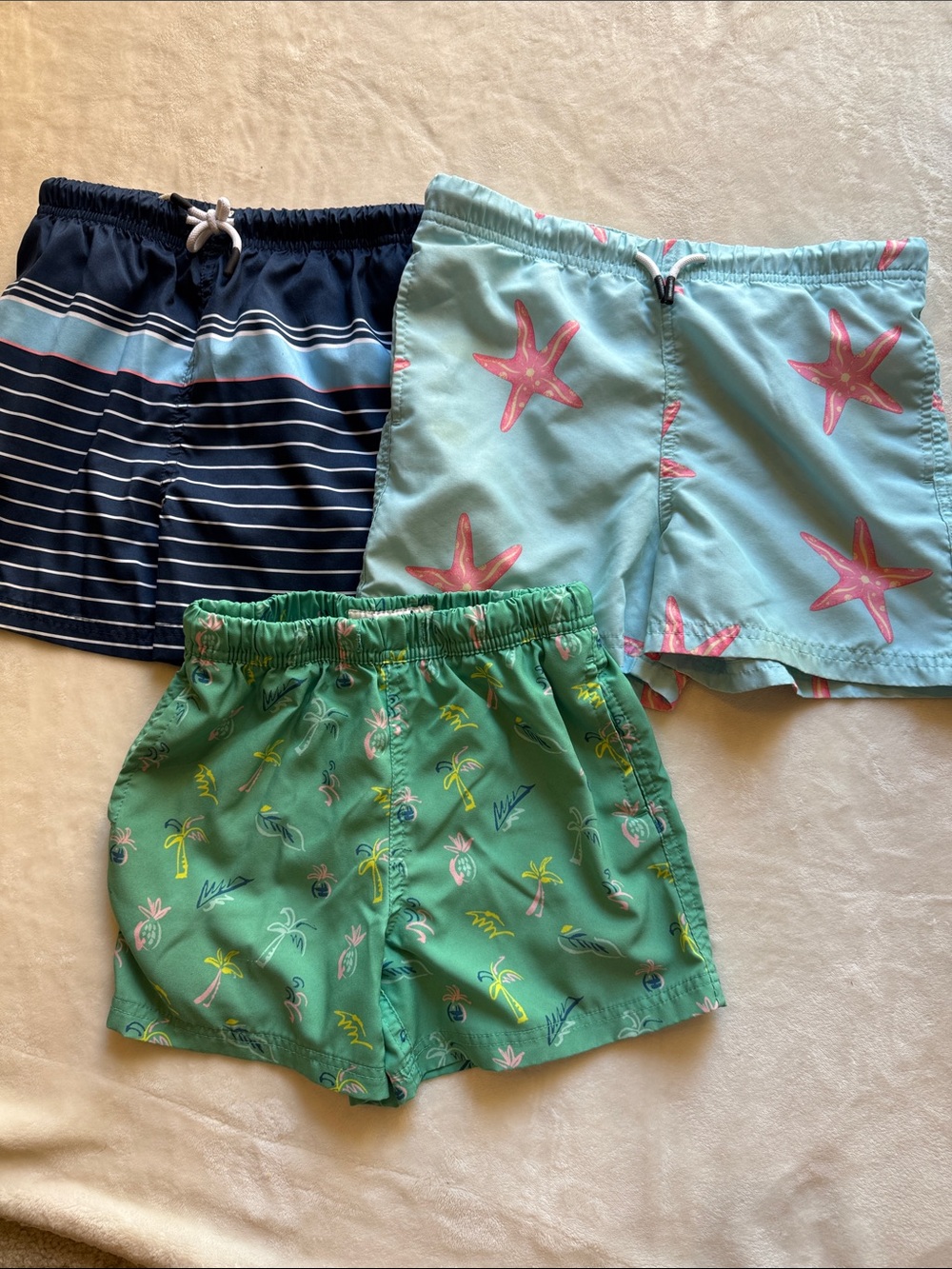 Lot of 3 - Kids Maamgic Swim Trunks - Size 7